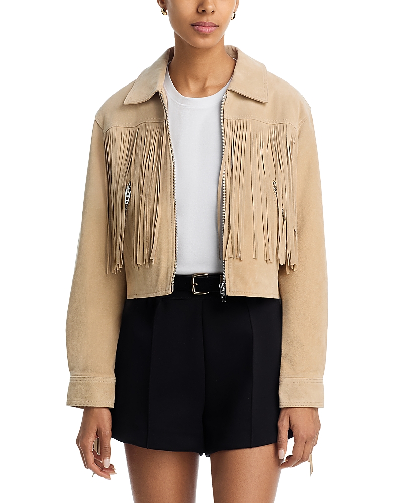 Blanknyc Morning Latte Fringe Jacket