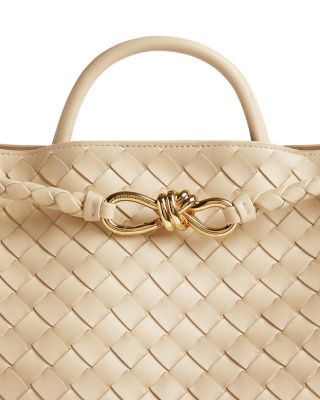 Medium Andiamo Intrecciato Leather Shoulder Bag