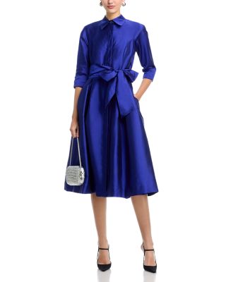 Taffeta Shirt Dress