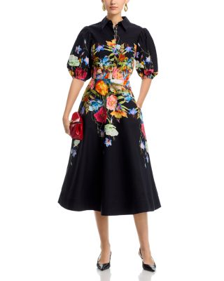 Puff Sleeve Shirtdress