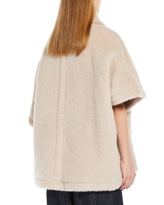 Tebe1 Faux Fur Poncho Jacket