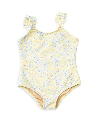 Girls' Ribbed Butter Bloom Swimsuit - Little Kid, Big Kid
