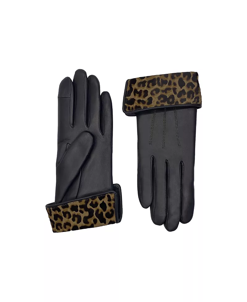 Agnelle Fanny Contrast Cuff Gloves