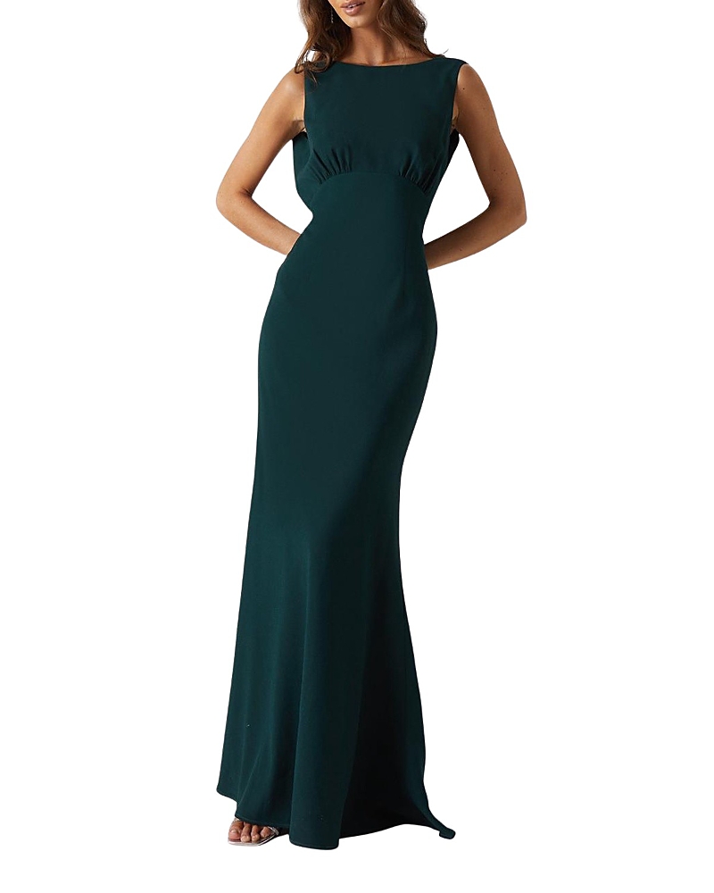 Coast Cowl Back Maxi Bridesmaid Dress