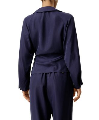  Multipositional Silk Habotai Shirt