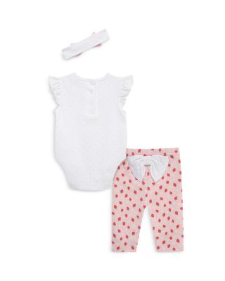 Girls' Strawberry Bodysuit Set - Baby