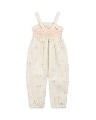 Girls' Bow Print Romper - Baby