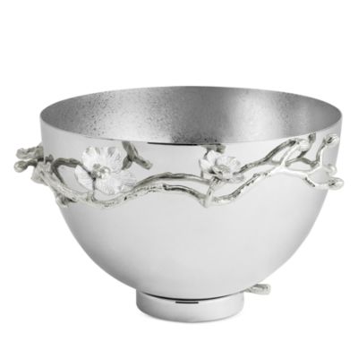 Silver Orchid Medium Bowl