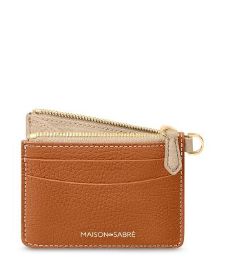 MAISON de SABRE Leather Zipped Card Pouch