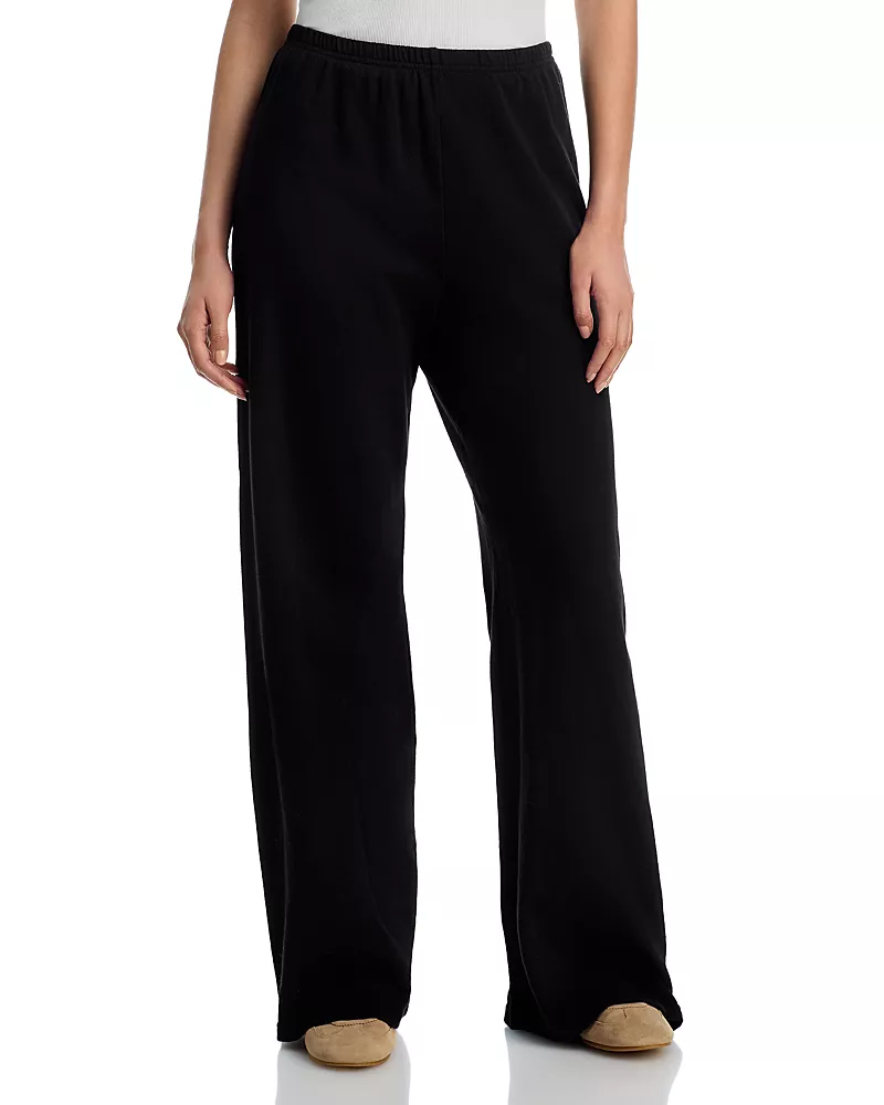 Aqua Macy Wide Leg Sweatpants - Exclusive