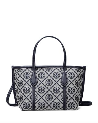 Perry Mini Double T Monogram Tote Bag