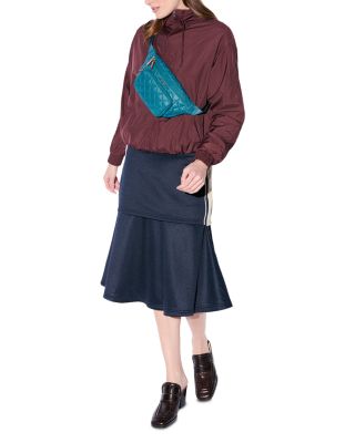 Metro Small Quilted Leather Sling Belt Bag 