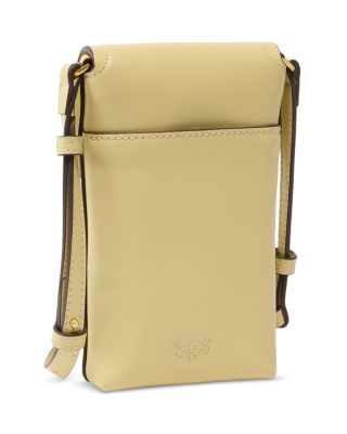 Saddle Leather Phone Crossbody