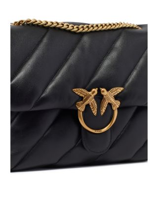 Love Puff Big Classic Leather Convertible Crossbody