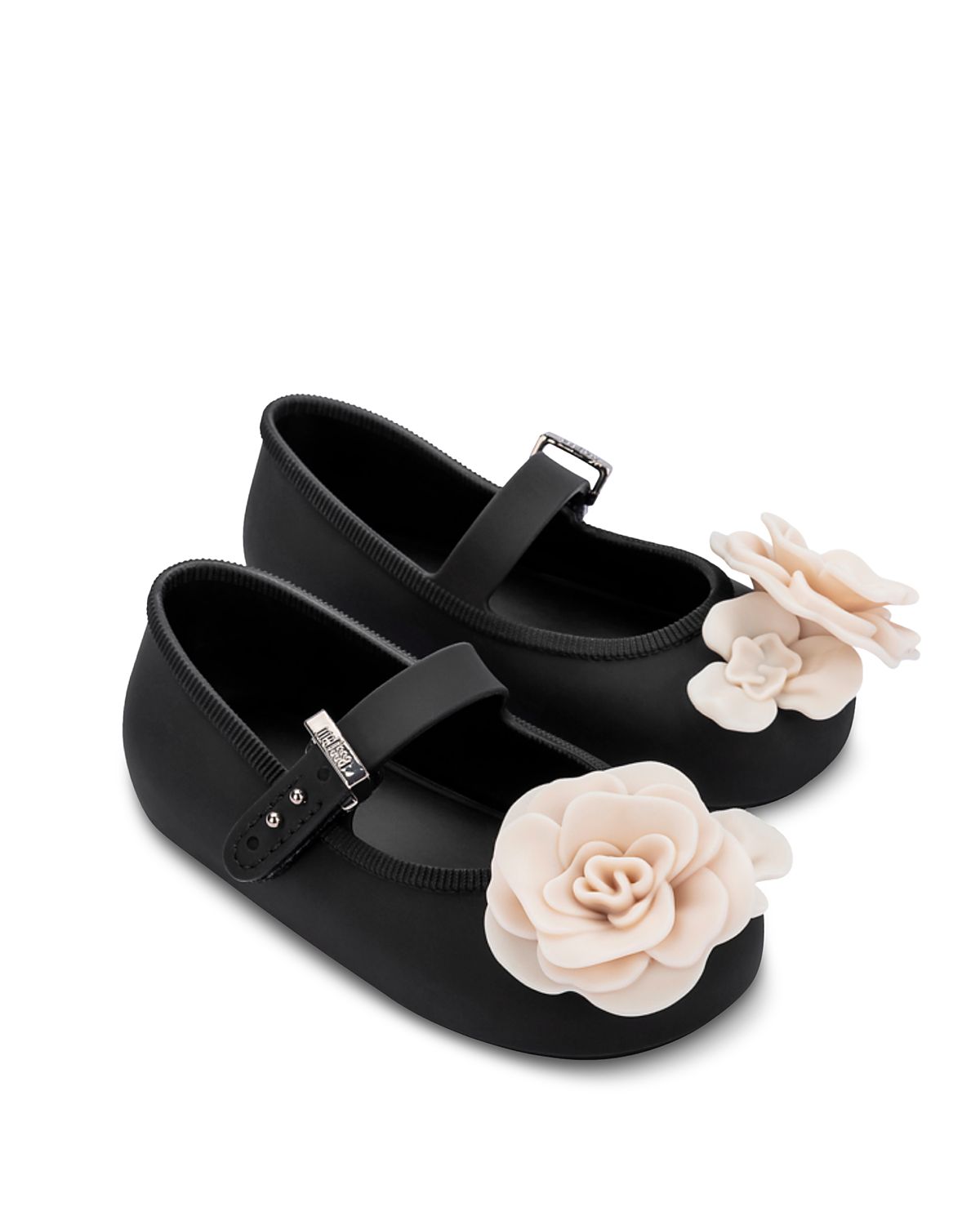 Mini Melissa Girls' Soft Petals Ballet Flats - Toddler