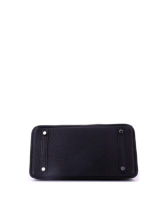 Birkin 30 Handbag Black Togo with Palladium Hardware