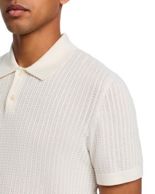 Cable Knit Polo Shirt