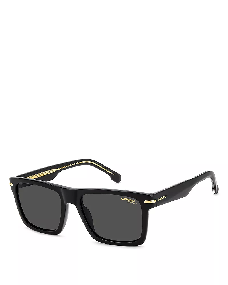 Carrera Rectangular Sunglasses, 55mm