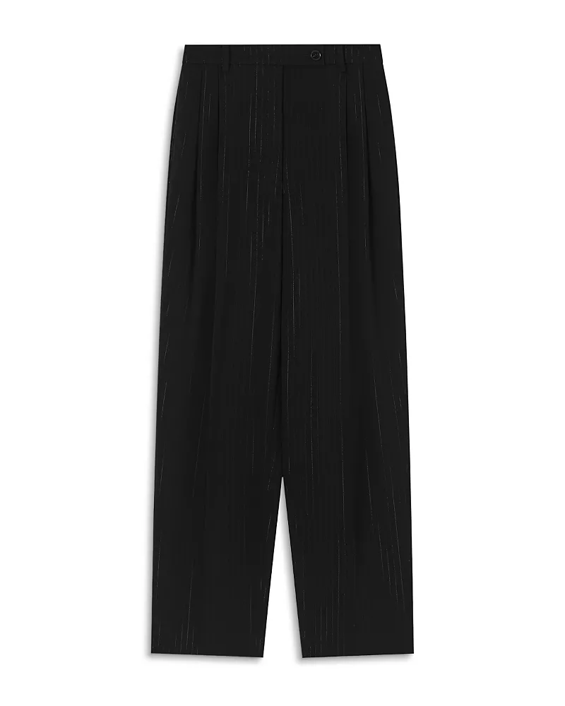 Emporio Armani Straight Pleated Pants