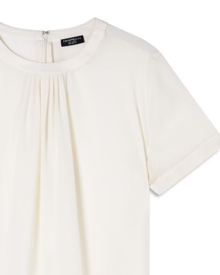 Silk Pleated Top