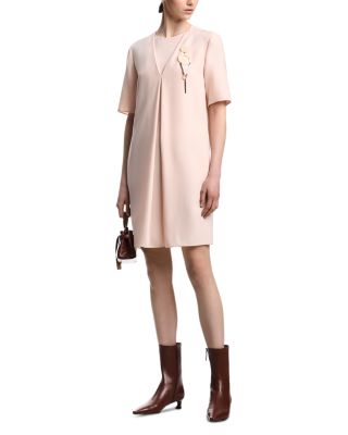 Inverted Pleat Shift Dress