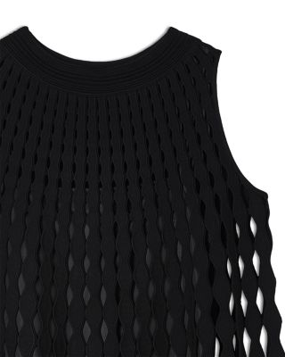 Perforated Shift Dress