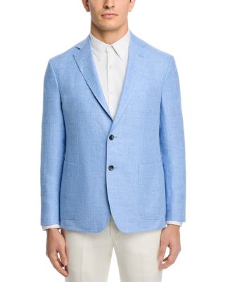 M&eacute;lange Linen Unstructured Regular Fit Sport Coat - Exclusive