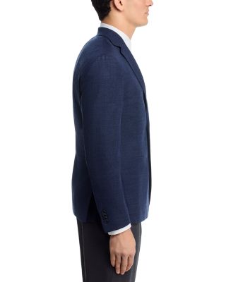 Knit Effect Unstructured Regular Fit Sport Coat - Exclusive