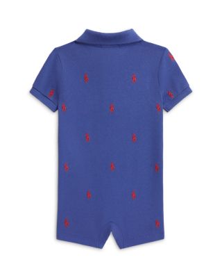 Boys' Polo Pony Cotton Mesh Polo Shortall - Baby