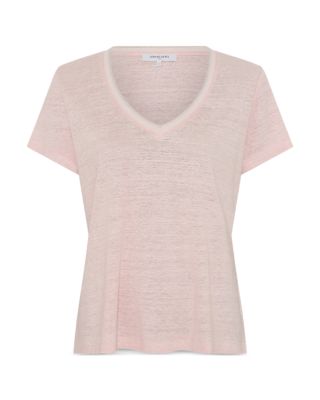 Mirana Linen V Neck Top