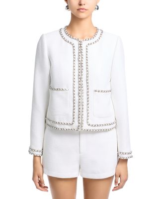 Chain Trim Tweed Jacket - Exclusive