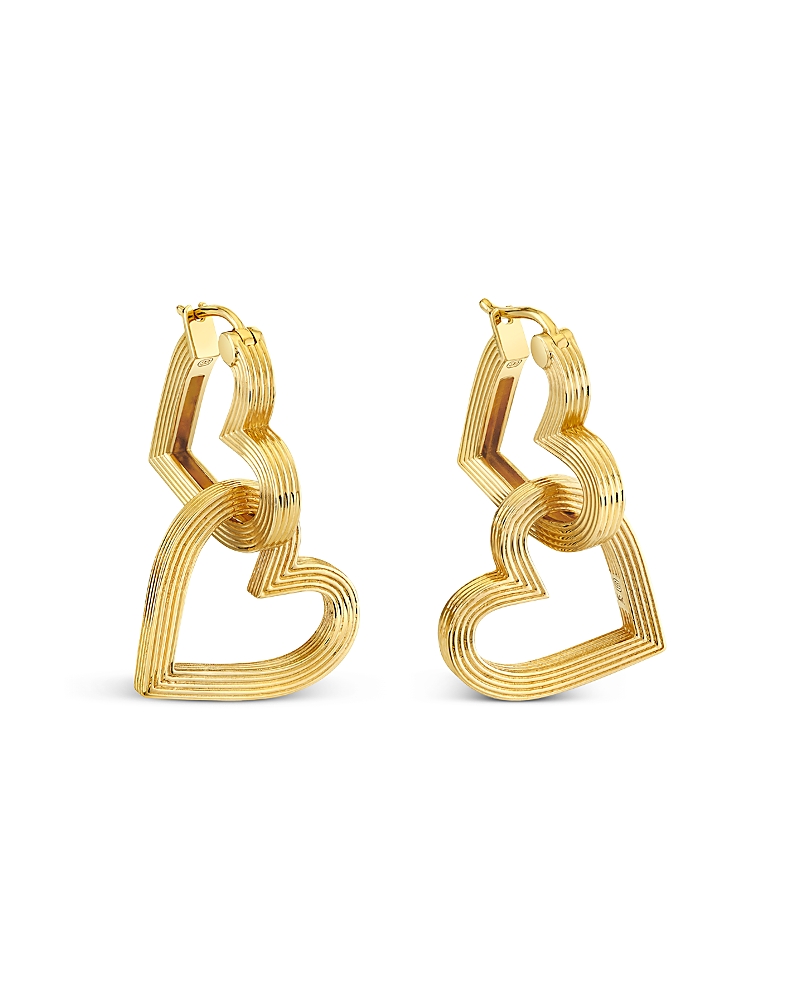 Sydney Evan 14K Yellow Gold Fluted Pure Heart
