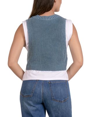 Layered Sleeveless Sweater