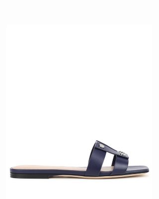 Women's Via Leather Slide Sandals