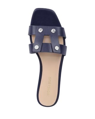 Women's Via Leather Slide Sandals