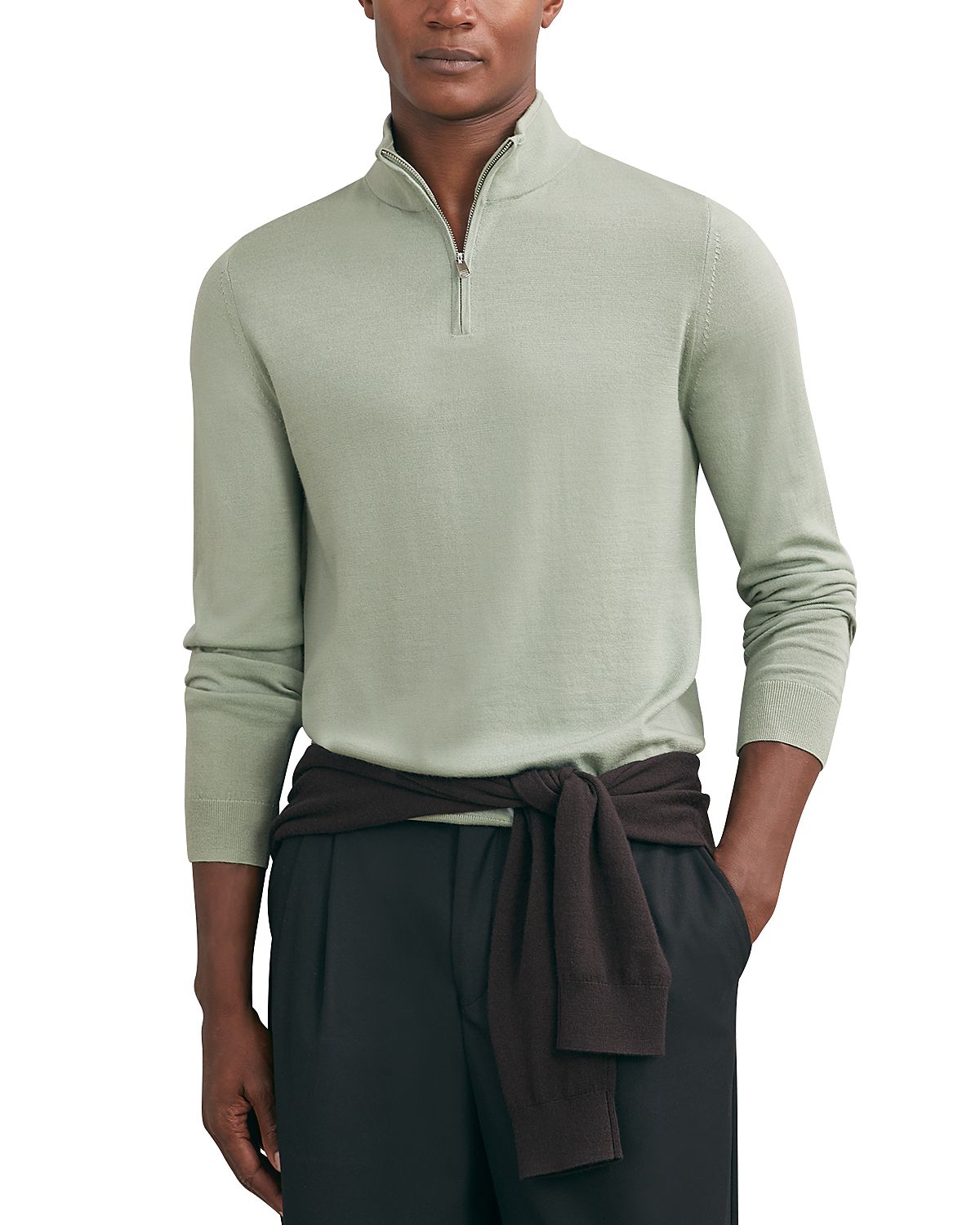 Reiss Half Zip Funnel Sweater