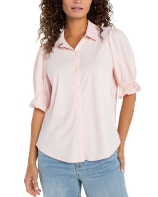 Elbow Puff Sleeve Top