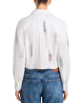 Paillette Whirl Marianna Top