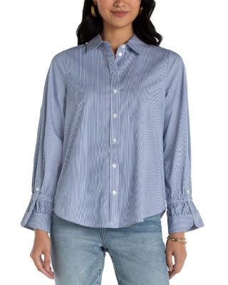 Collared Button Front Top