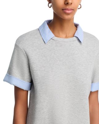 Stuyvesant Mixed Media Top