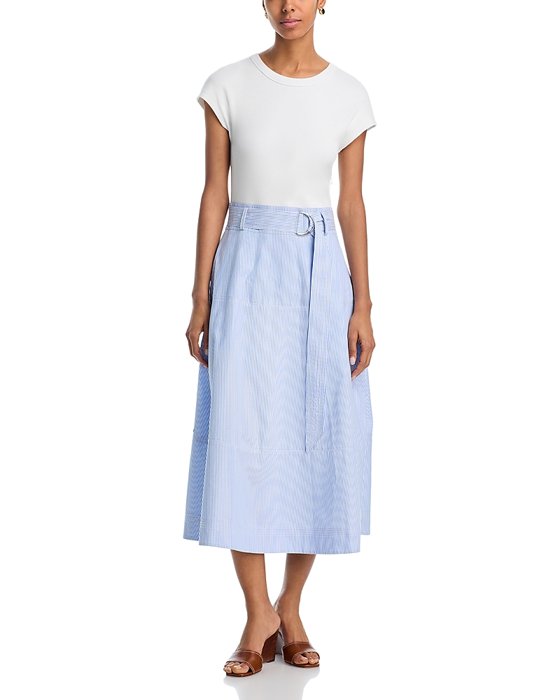 Veronica Beard Belmar Mixed Media Dress