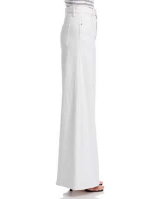 Vicki High Rise Extra Wide Leg Jeans in White