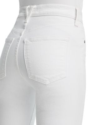 Beverly Skinny Flare Extended Jeans in White