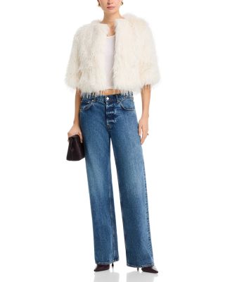 Aspen Faux Fur Shrug