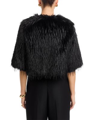 Aspen Faux Fur Shrug