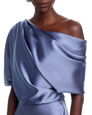 princess polly baby blue dress Amsale Light Blue / Grey Gown by Amsale main image 0