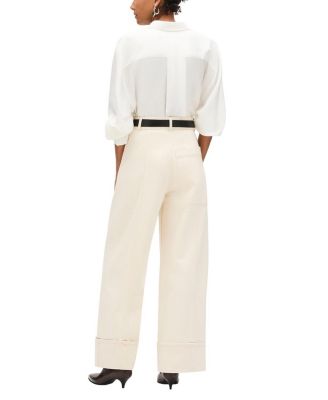  Cuffed Denim in Natural Wash