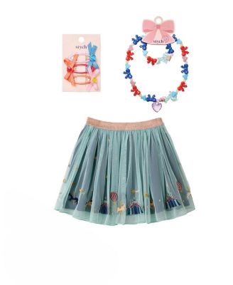 Girls' Carousel Skirt & Accessories Gift Box