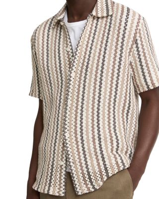 Beach Stripe Short Sleeve Shirt