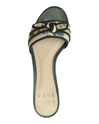 Women's Grossgrain Bow Slides